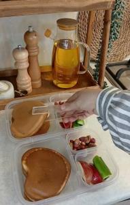 اینم پن کیک قلبی😃👌