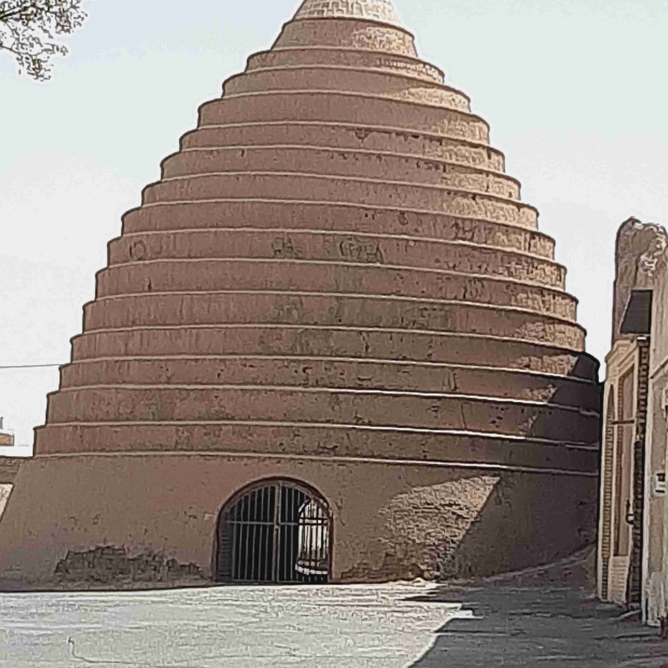 یخچال قدیمی زواره با 1000سال قدمت همچنان پابرجاست 