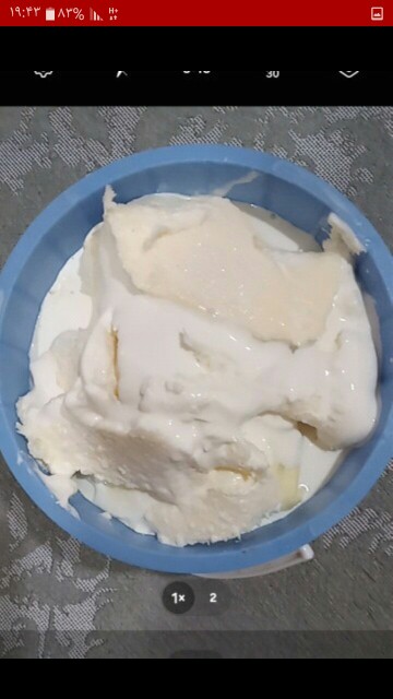دست پخت زن عمو بستنی خمیری.تا حالا نخوردین😋