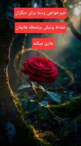 همیشه گفته اند
دعا در حق دیگری زودتر
مستجاب می شود...

گاهی 