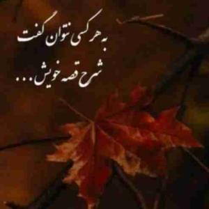 به هر کسی نتوان گفت
شرح قصه ی خویش...