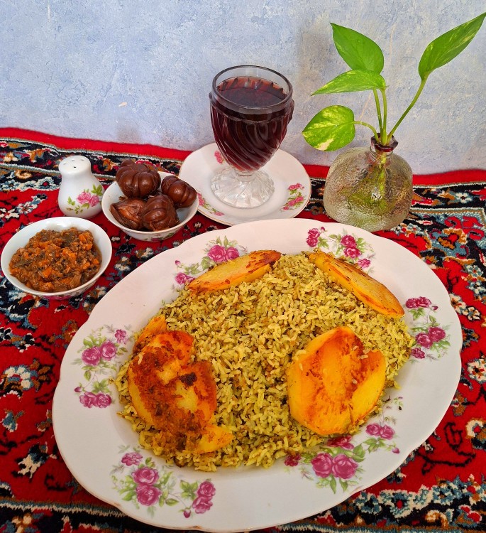 بفرمایید🌺ظهرتون خوشمزه