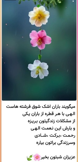 دوستان گلم شبتون ستاره بارون و پراز شکوفه های اجابت 🤲🌙✨️⭐️
