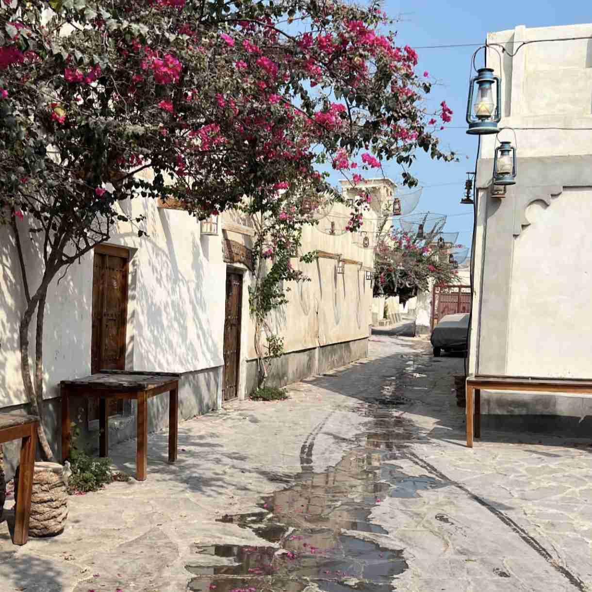کوچه های بافت تاریخی شهر بندرکنگ                                                    #هرمزگان