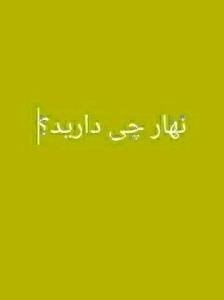 سوال پرسیدم نهار چی درست کردی خانم 
