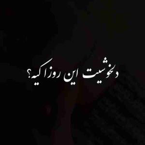 گفتند آدمی را داری که وقتی از زندگی خسته میشی تو را به زندگی برگرداند ؟ گفتم....... هیچکس 😔😔😔