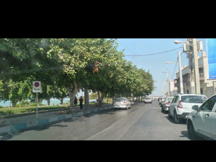 اینم از خیابون ساحل شهر عزیزمون .توشهرها تکه تاحالا ندیدید🤗