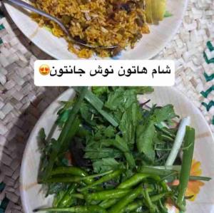 سلام اینم شام امشب جاتون حسابی خالی 
