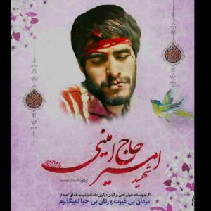 اگر به واسطه خونم حقی بر گردن دیگران داشته باشم به خدای کعبه از مردان بی غیرت و زنان بی حیا نمیگذرم   شهید امیر حاج امینی