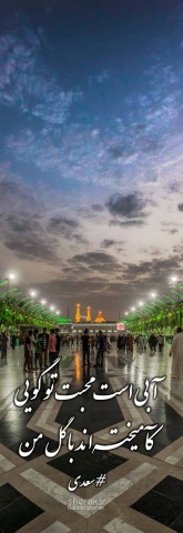 به رسم عاشقی سلام آقا🤚♥️
‌ السَّلامُ عَلَیْکَ یااباعبدالله⭐