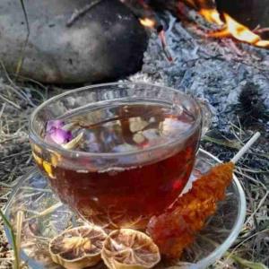 چای آتیشی به همراه نبات 