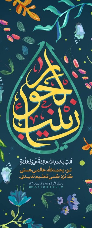 🦋 زَینَبَ الحَوُراء میلادباسعادت حضرت زینب وروزپرستارمبارک⭐