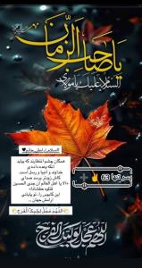 یا صاحب الزمان 🍁🍂🍂🍁