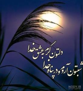 شبتون بخیر دوستان