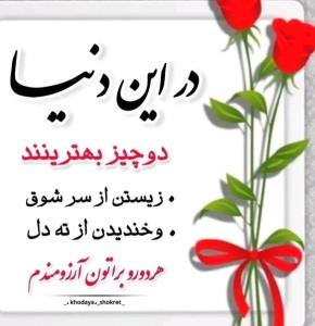 الهی دل همه شاد باشه