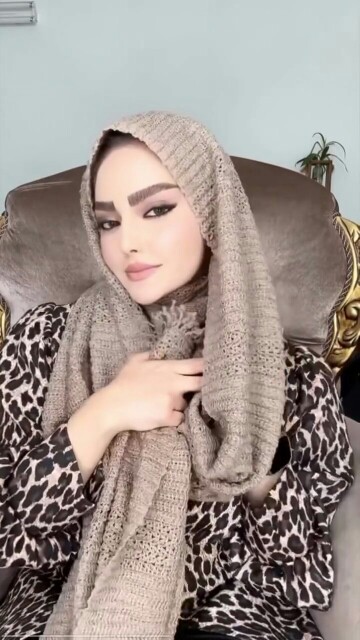 هنر بستن شال پاییزی🍂