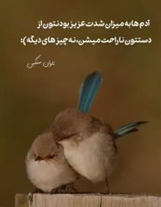 ✍️آدما ب میزان شدت عزیزبودنتون  از دستتون ناراحت میشن 