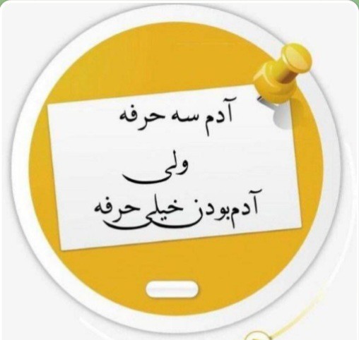 آدم سه حرفه اما...👆