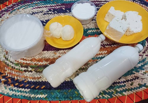 لبنیات سنتی،هدیه مادرشوهربه من 😍