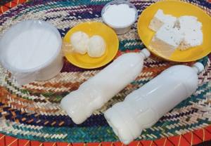 لبنیات سنتی،هدیه مادرشوهربه من 😍