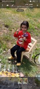 باباش این صندلی را درست کرد تا بیرون رفتنی بشینه