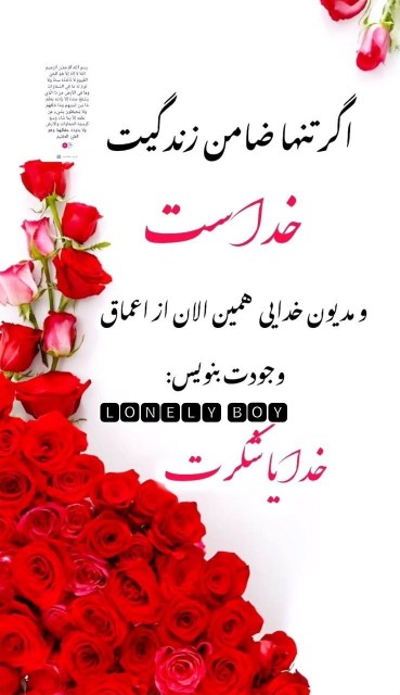 ❤️ به رسم بندگی خدایا شکرت...❤️