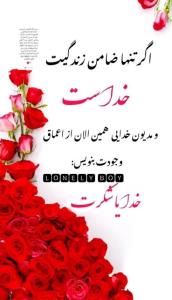 ❤️ به رسم بندگی خدایا شکرت...❤️