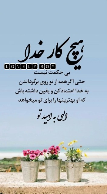 الهی به امید خودت🤲♥️