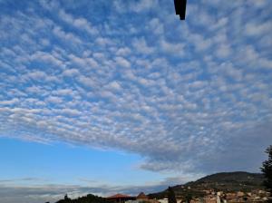 آسمانی زیبا از قاب پنجره تقدیم دوستهای عزیزم🌷💚🌷