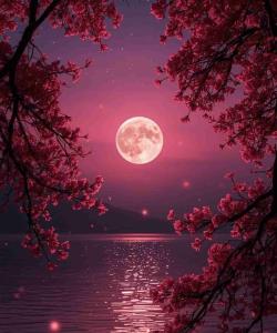 امیدوارم که همیشه زندگیتون مثل ماه تابان روشن باشه 