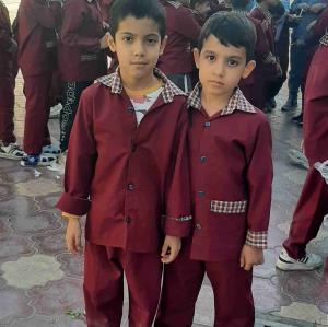 امیر مهدی رشیدی پویا و  دوست خوبش مهرسام آرمان منش ۱۳ آبان دبستان شهید حسن هرمزی اندیمشک 