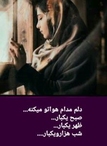  آخ که چقد دلتنگتم فرشته بهشتیم‌ 😪🖤🕊