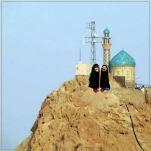 کوه خضر نبى (ع) قم با قدمت ٣٠٠٠سال😇💚💚💚