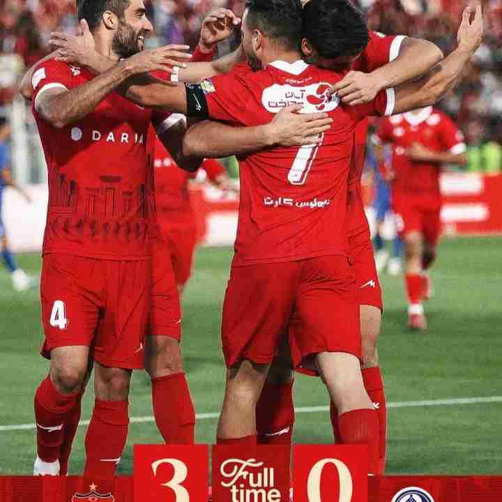 برد شیرین پرسپولیس در برابر استقلال خوزستان 