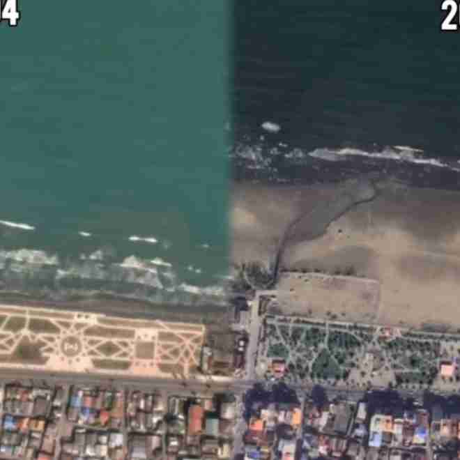 پارک پاسداران انزلی هست
عقب نشینی آب دریای خزر تو ٢٠ سال اخیر کاملا واضحه...