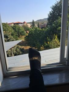 ورزش کردن و حرکت کششی با هوای عالی☺️☺️☺️