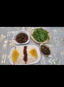 ناهار امروز ما تورو خدا جون بچهاتون  خجالت نکشید بفرمایین🤗