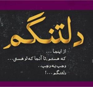 دلتنگی مثل بریدگی باکاغذ می مونه دیگران متوجه نمیشن ولی خودت