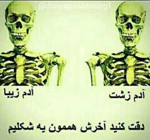 دقت‌کنید‌آخرش‌هممون‌یه‌شکلیم