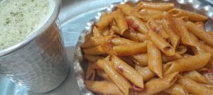 جاتون خالی پاستای خودم پز حالا باز بگید بیرونیه باش!🥲😂