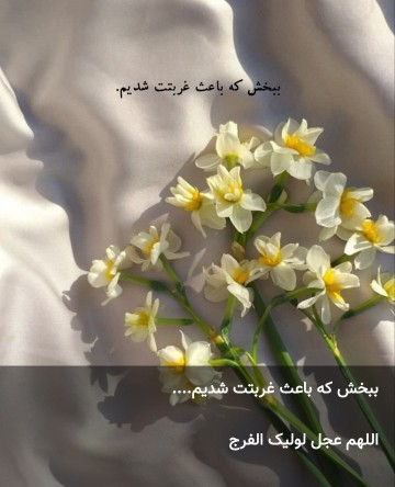 ببخش که باعث غربتت شدیم ✋️🙏🏾عزیز زهرا💚💚