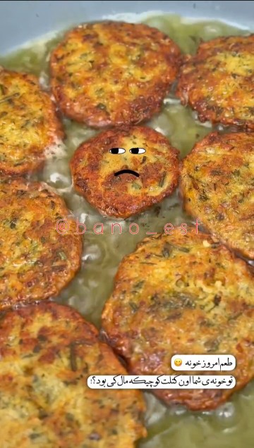 وقتی بچه بودین اگه گفتین این کتلت کوچکه سهم کیه😅