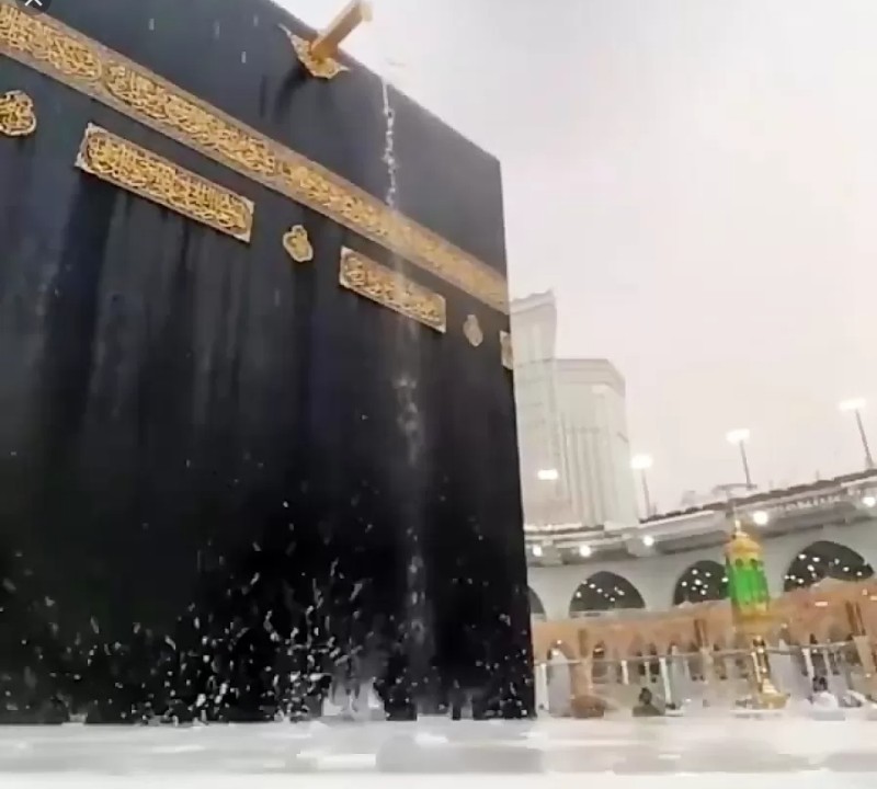 ازباران در مکه  تا باران درغزه