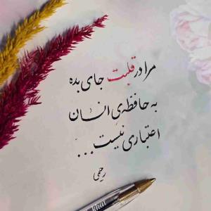 تو را جانم صدا کردم ، ولیکن برتر از جانی ...💚😌



‌