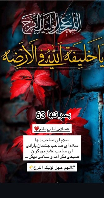 یا خلیفة الله فی الارضه