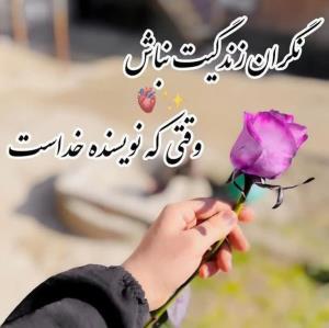 نگران زندگیت نباش 
وقتی که نویسنده خداست