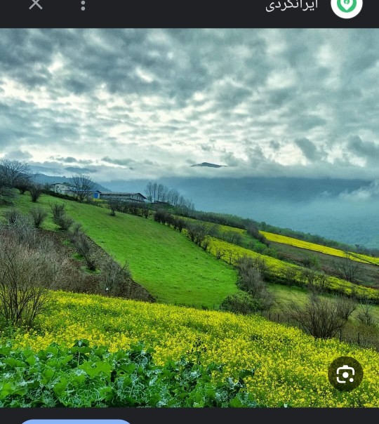 تصویر زیبا از روستای من تقدیم نگاه مهربان شما💕☔️