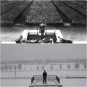 🔸 محل سخنرانى هیتلر در نورنبرگ آلمان در سال 1935 و اکنون!

