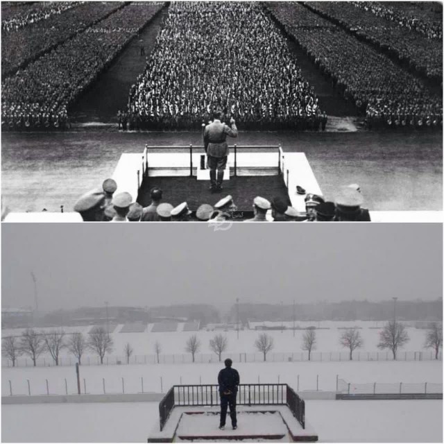 🔸 محل سخنرانى هیتلر در نورنبرگ آلمان در سال 1935 و اکنون!

