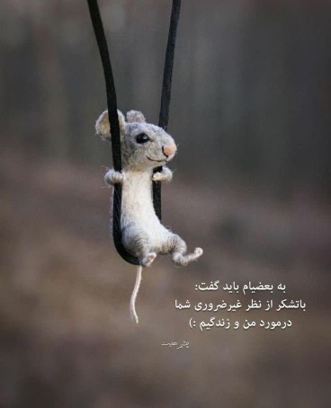 به‌بعضیام‌بایدگفت‌باتشکرارنظرغیرضروریشمادرموردمن‌زندگیم😄